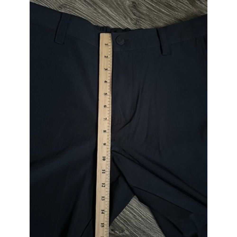 Banana Republic Shorts Mens 36 Black Khaki Chino Flat Front Stretch Comfort - Picture 3 of 7